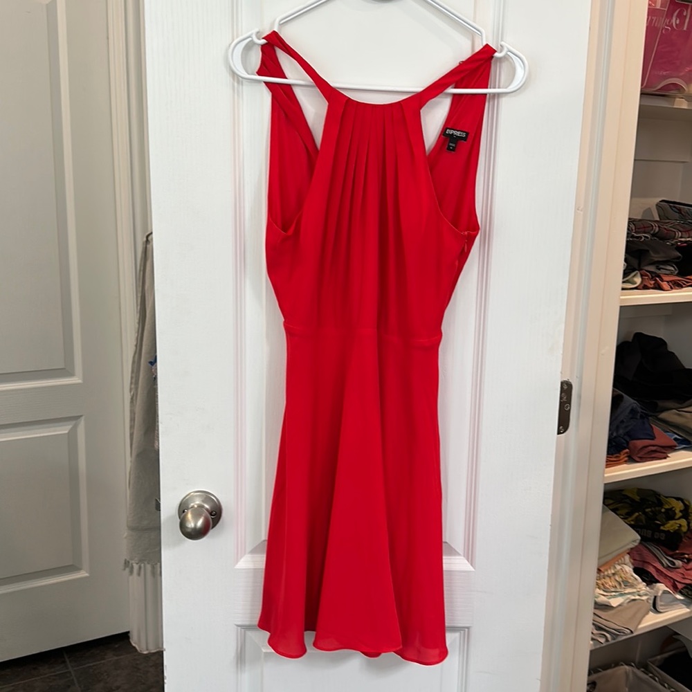 Express dress, size 4, red color